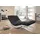 W.Schillig Relaxliege daily dreams Leder 95 x 85 x 169 cm grau mit Kissen