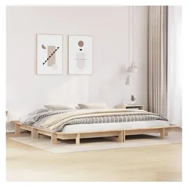 vidaXL Massivholzbett ohne Matratze 180x200 Kiefernholz