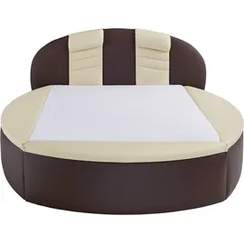 Westfalia Schlafkomfort Rundbett 200 x 230 cm Braun