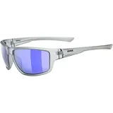 Uvex Sportstyle 230 - Smoke Matt - Mirror Blue