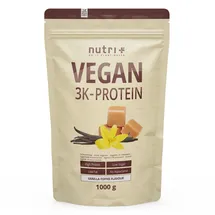 Nutri + Veganes 3K Protein Erdbeere Pulver 1000 g