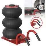 LARS360 Pneumatischer 3T Wagenheber – Druckluftwagenheber mit Kurzgriff, Luftkissen für PKW, SUV, Rangierwagenheber, Autoheber