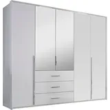 Rauch Drehtürenschrank Montclar 254 x 225 x 65 cm Weiß