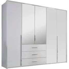 Rauch Drehtürenschrank Montclar 254 x 225 x 65 cm Weiß
