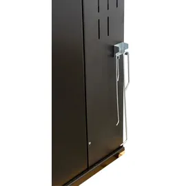 baba's stove Eco Mini Hybridofen Metall Schwarz