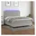 vidaXL Boxspringbett 180 x 200 cm Hellgrau