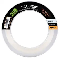 Fox Carp Illusion Fluorocarbon Leader Leader clear, klar, Leader clear / Ø mm: 0,50 50 m