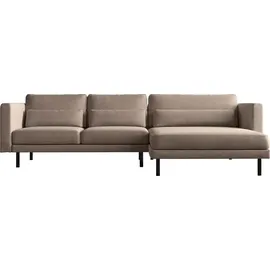 kaiser möbel Ecksofa L-form Dani modern und geräumig Stoff Verita Warmbeige Rechts