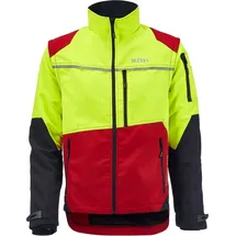 KOX Forstjacke Transform Rot/Gelb Größe 66/68 - Weiß