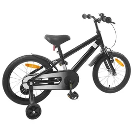 vidaXL Kinderfahrrad 16 Zoll schwarz