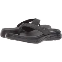 Skechers Damen On-The-go 600-15304 Flipflop, Schwarz
