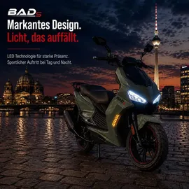 Burnout BAD s 50 ccm 3,0 PS 25 km/h Grün