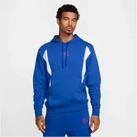 Nike Herren Kapuzenpullover Air PO HOODY FLC HM0175-480 M - game Royal/Hyper pink