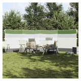 vidaXL Camping-Windschutz Grün 510x153 cm Wasserdicht