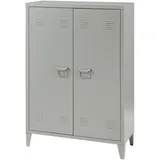[en.casa] Oripää Aktenschrank 110 x 75 x 33 cm Dunkelgrau