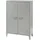 [en.casa] Oripää Aktenschrank 110 x 75 x 33 cm Dunkelgrau