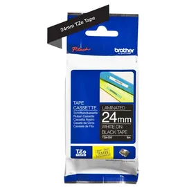 Brother TZe-355 laminiert schwarz auf weiß 2,4cm x 8m