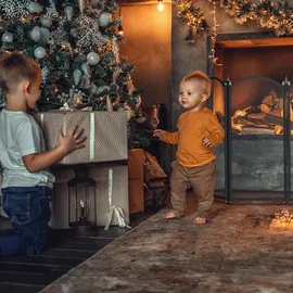 Relaxdays Funkenschutzgitter Metall 54 x 97,5 cm Schwarz