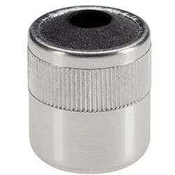 Seitendruckstück, glatt, mit Abdichtung, mit Innengewinde/leichte Federkraft | d1=10 mm / d2=M4 / Federkraft=~ 20 N | 22150.1120