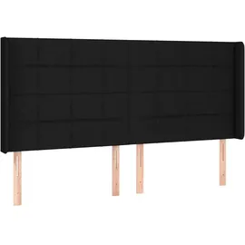 vidaXL Boxspringbett 180 x 200 cm Schwarz