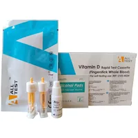 AllTest Vitamin D Selbsttest - Vitamin D einfach zu Hause testen - Ergebnis in 10 min (2 Tests)