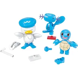 Mega Construx Pokémon Actionfigur Bauspielzeug-Set Wasser-Typ Trainerteam 5 cm