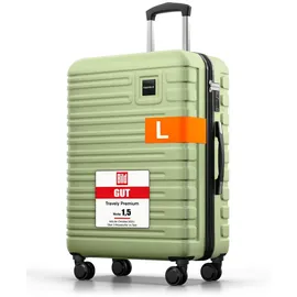 Travely Polycarbonat 4-Rollen 67 cm / 60 l grün