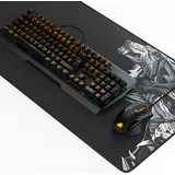 Titanwolf Tastatur-, Maus- und Mauspad Spar Set, Mechanisches Keyboard, Mouse & Mousepad Gaming Bundle