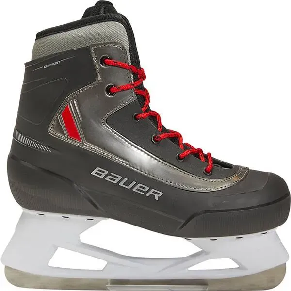 BAUER Herren Eishockeyschuhe Rec Schlittschuh, schwarz, 44