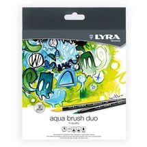 Lyra Pet Aqua Brush Duo Marker 36 St. mehrfarbig