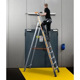 Layher Stufenstehleiter Topic 1044 6 Stuffen