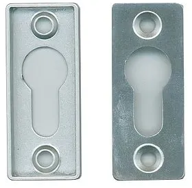 Rosette PZ Alu F1 einfache Variante (Farbe: Weiß)