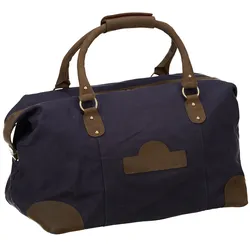 Dermata Business Reisetasche 50 cm - dunkelblau/braun