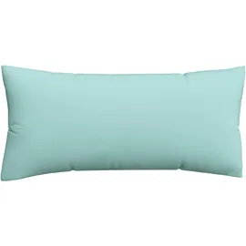 schlafgut Kissenbezug Woven Satin 40 x 80 cm Blau/Petrol