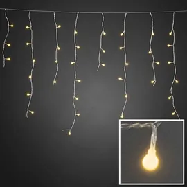 Konstsmide Lichtervorhang LED 10 m Bernstein