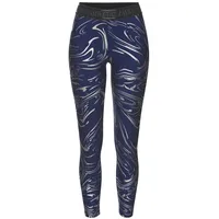 LASCANA ACTIVE Funktionsleggings Damen blau, silber Gr.XS (32/34)