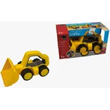 Big 800054850 - BIG Power Worker Griffy Bagger, gelb, L:25cm, Baustellenfahrzeug, Sandspielzeug