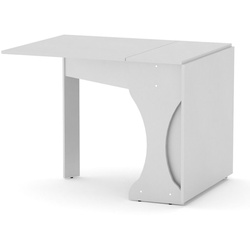 Esstisch ausklappbar Klapptisch Bürotisch Tisch klappbar Weiß Ausklappbarer Tisch mit Klappbeinen