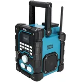 DEDRA Akku-Baustellenradio, Baustellenradio SAS+ALL 18 V, DAB+/FM, Bluetooth, USB, kompatibel mit SAS+ALL-System, hohe Klangqualität im Baudschungel, moderne Technik, ohne Akku