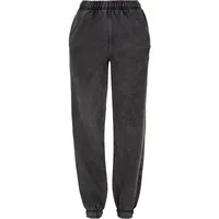 URBAN CLASSICS Stone Washed Trainingshose - Black - 2XL
