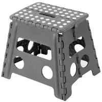 ZOLLNER Sitzhocker Kunststoff 29 x 30 x 22 cm Grau