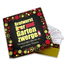 Kylskapspoesi Bratwurst Bier und Gartenzwerge 46001