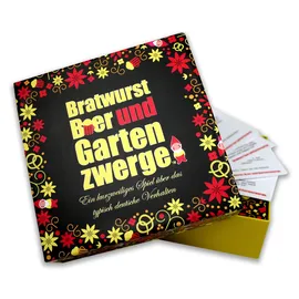Kylskapspoesi Bratwurst Bier und Gartenzwerge 46001