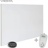 Viesta Infrarot Wandheizung mit Thermostat [inkl. TH10 thermostat] – Infrarotheizung Wandmontage Heizkörper – Carbon Crystal Infrarotheizung
