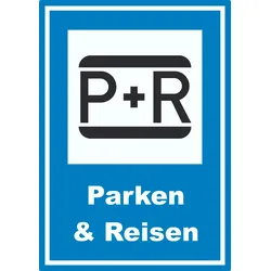 Parken und Reisen Aufkleber A9 (37x52mm)