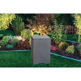 Gardenforma Abdeckung für 11kg Gasflaschen, Beton-Optik space grey Faser-Beton