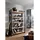 Massivmoebel24 Bücherregal 120 x 40 x 180 cm Beige