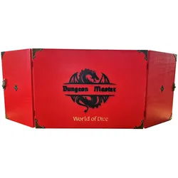 Premium Spielleiterschirm aus Holz red