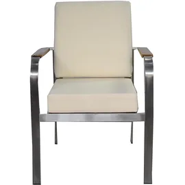 Jet-Line Stuhl für Gartenset Herakles, creme