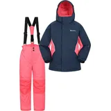Mountain Warehouse - Skijacke und Hosen Set für Kinder MW1984 (128) (Dunkelblau) - Dunkelblau - 128